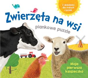 Okładka książki Zwierzęta na wsi Piankowe puzzle