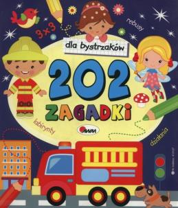 Okładka książki 202 zagadki dla bystrzaków