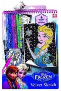 Opakowanie Aksamitna kolorowanka z pisakami - Frozen