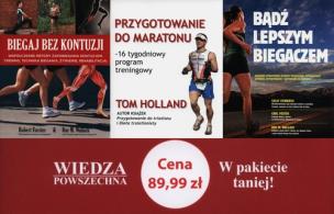 Okładka książki Biegaj bez kontuzji / Bądź lepszym biegaczem / Przygotowanie do maratonu