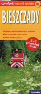 Opakowanie Bieszczady 2w1 przewodnik i mapa