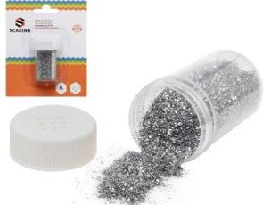 Opakowanie Brokat tubka 8g srebrny