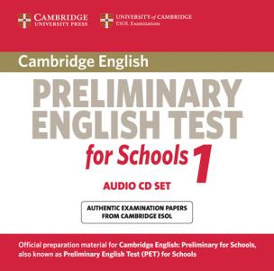 Opakowanie Cambridge Preliminary English Test for Schools 1 Audio 2CD