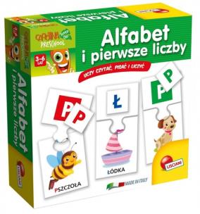 Opakowanie Carotina. Alfabet i pierwsze liczby.