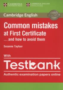 Okładka książki Common Mistakes at First Certificate with Testbank
