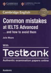 Okładka książki Common Mistakes IELTS Adv anced with Testbank