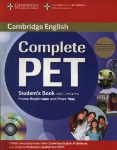 Okładka książki Complete PET Student's Book with answers +3CD