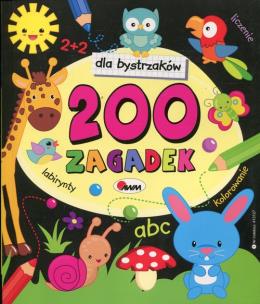 Okładka książki Dla bystrzaków 200 zagadek
