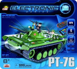 Opakowanie Electronic. Czołg PT-76 z bluetooth