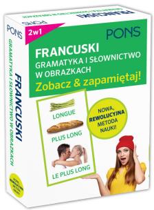 Okładka książki Gramatyka i słownictwo francuskie w obrazkach - zobacz i zapamiętaj!