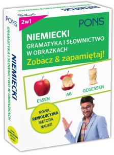 Okładka książki Gramatyka i słownictwo niemieckie w obrazkach - zobacz i zapamiętaj!