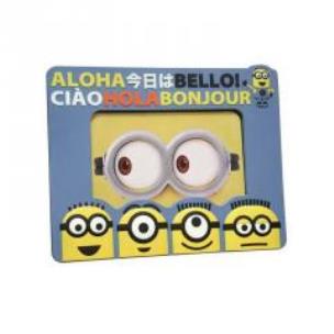Opakowanie Gumowa ramka na zdjęcia 3D Minionki