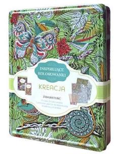 Okładka książki Inspirujące kolorowanki. Kreacja