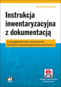 Okładka książki Instrukcja inwentaryzacyjna z dokumentacją z uwzględnieniem stanowiska Komitetu Standardów Rachunkowości