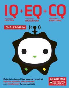 Okładka książki IQ + EQ + CQ dla 2-3 latków