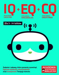 Okładka książki IQ + EQ + CQ dla 3-4 latków