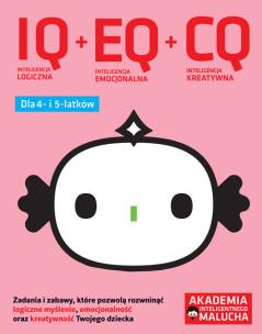 Okładka książki IQ + EQ + CQ dla 4-5 latków
