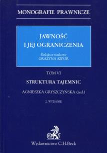 Opakowanie Jawnośc i jej ograniczenia  Tom 6