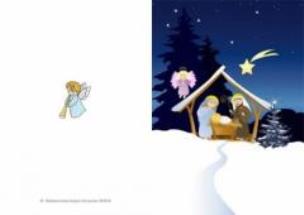 Opakowanie Karnety Boże Narodzenie Stajenka 1 pakiet (20szt)