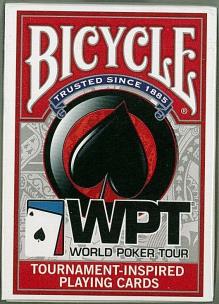 Opakowanie Karty WPT Black/White BICYCLE