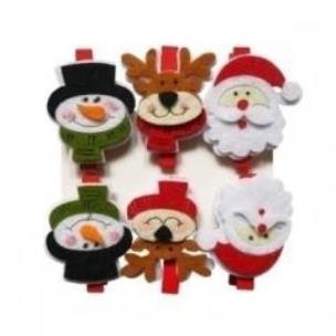 Opakowanie Klamerki 6 sztuk CHRISTMAS JOY