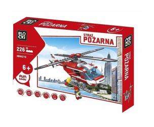 Opakowanie Klocki Blocki Straż pożarna 226 elementów