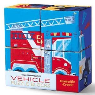 Opakowanie Klocki-układanki, Pojazdy, 4 elem.