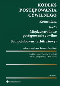 Okładka książki Kodeks postępowania cywilnego Komentarz Tom 6