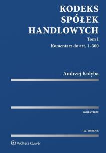 Okładka książki Kodeks spółek handlowych. Komentarz. Tom 1 i 2