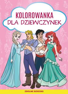 Okładka książki Kolorowanka dla dziewczynek