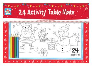 Opakowanie Koloruj świątecznie 24 arkusze z kredkami