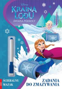 Okładka książki KRAINA LODU. ŚWIATŁA PÓŁNOCY. ZADANIA DO ZMAZYWANIA