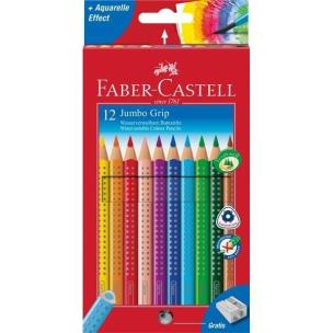Opakowanie Kredki jumbo Grip 12 kolorów FABER CASTELL
