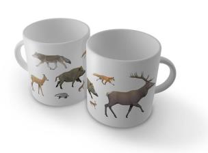 Okładka książki Kubek ze zwierzętami leśnymi