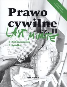 Okładka książki Last minute. Prawo cywilne Część 2