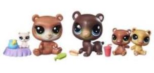 Opakowanie Littlest Pet Shop Rodzina Misiów