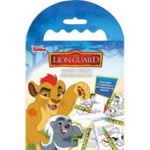 Opakowanie Lwia straż. Kolorowanka z kredkami