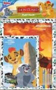 Opakowanie Lwia Straż. Kolorowanki z kredkami