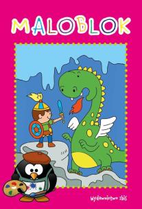 Okładka książki Maloblock. Zbiór łamigłówek i kolorowanek