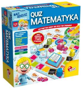 Mały geniusz Quiz Matematyka. Wydawca: Lisciani. Multiszop.pl Opakowanie Mały geniusz Quiz Matematyka