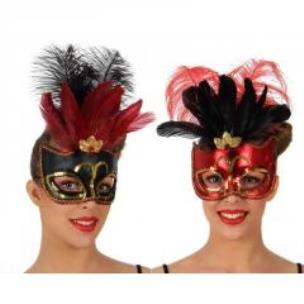 Opakowanie Maska cekiny i pióra