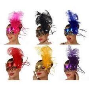 Opakowanie Maska z piórami