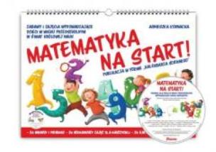 Okładka książki Matematyka na start! Publikacja A3 z płytą