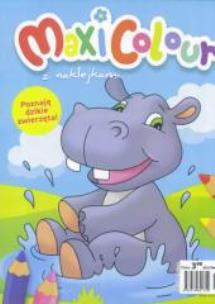 Okładka książki Maxicolour. Poznaję dzikie zwierzęta!