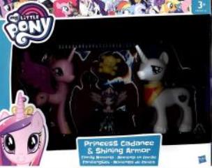 Okładka książki MLP Zestaw przyjaciółek Princess Cadance & Shining