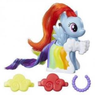 Okładka książki My Little Pony Kucyki na wybiegu Rainbow Dash