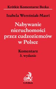 Okładka książki Nabywanie nieruchomości przez cudzoziemców w Polsce