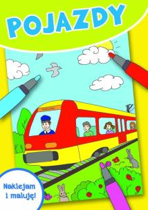 Okładka książki Naklejam i maluję ! Pojazdy