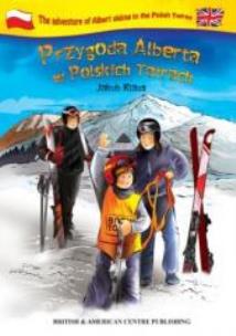 Okładka książki Narciarska przygoda Alberta... w. pol-ang.