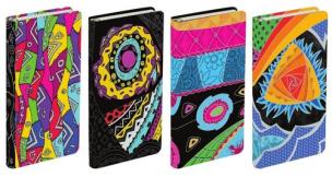 Opakowanie Notatnik Narcissus Abstract 8x16 zestaw 4 wzory